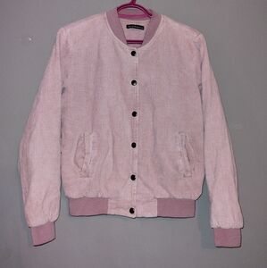 Brandy Melville Dusty Pink Cord Jacket